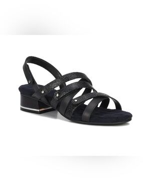 Ros Hammerson leather and patent sandals